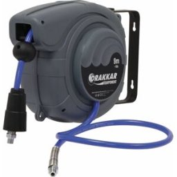 DRAKKAR EQUIPEMENT - Enrouleur automatique orientable de tuyau d'air polyuréthane 12 bar 8x12mm 9+1m 1/4" - 18443