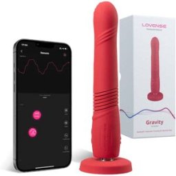 Lovense - Gravity dildo va-et-vient connecté - -