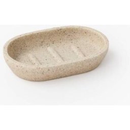 MONOPRIX Porte savon, polyrésine mouchetée Unique