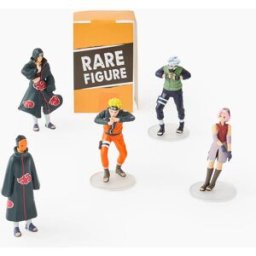 BANDAI Naruto shippuden - pack de 6 figurines 6 cm a collectionne