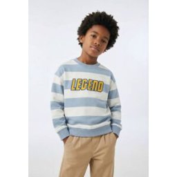 MONOPRIX Sweat imprimé en coton BIO GOTS 12 ans