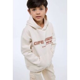 MONOPRIX Sweat à capuche avec imprimé en coton BIO GOTS 5 ans