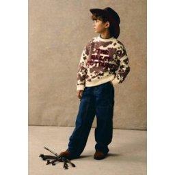 MONOPRIX Sweat imprimé en coton BIO GOTS 4 ans