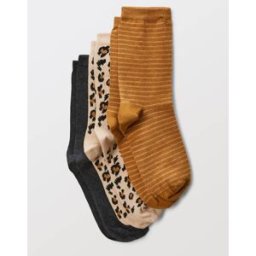 Lot de 3 paires de chaussettes fantaisie Léopard en coton MONOPRIX Unique