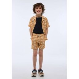 MONOPRIX Short élastiqué imprimé en coton BIO GOTS 3 ans