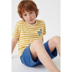 MONOPRIX Lot de 2 pyjamas shorts imprimé en jersey coton BIO GOTS 4 ans