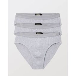 MONOPRIX Lot de 3 slips en coton BIO, certifié OEKO-TEX M