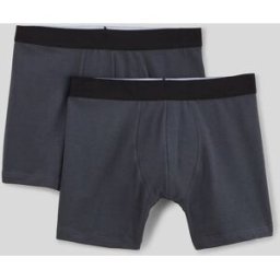 MONOPRIX Boxers long premium en coton bio M