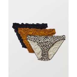 MONOPRIX Lot de 3 culottes froufrou JULIE en coton BIO M