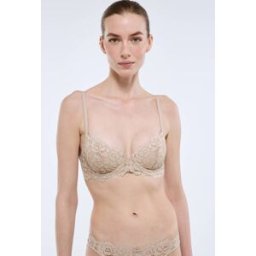 MONOPRIX Soutien-gorge corbeille balconnet CAMILLE en dentelle 100E