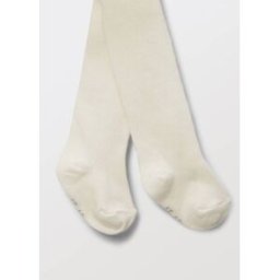 BOUT'CHOU Lot de 2 paires de collants unis contenant du coton BIO 15-18
