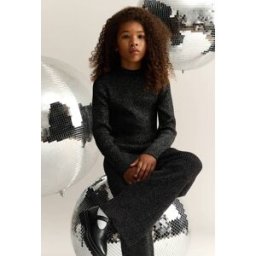 MONOPRIX Sous pull uni à col montant en fibres métallisés 5 ans