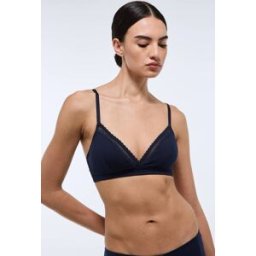 MONOPRIX Soutien-gorge triangle paddé DIANE contenant du coton BIO GOTS 95B