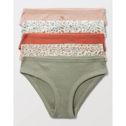 MONOPRIX Lot de 5 culottes imprimées en coton BIO GOTS 5 ans