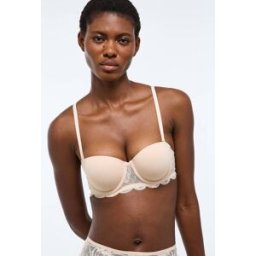 MONOPRIX Soutien-gorge corbeille paddé SONIA en microfibre et dentelle 90B