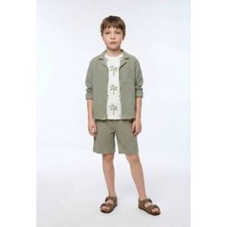 MONOPRIX Short uni en gaze de coton BIO GOTS 3 ans