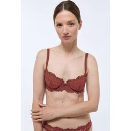 MONOPRIX Soutien-gorge corbeille balconnet CAMILLE en dentelle 100E