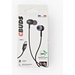 Écouteurs filaires TNB C Buds USB C, confort semi intra, micro & commandes intégrées