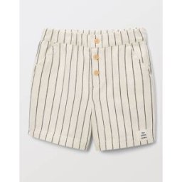 BOUT'CHOU Bermuda rayé en coton GOTS - collection Cérémonie 9 mois
