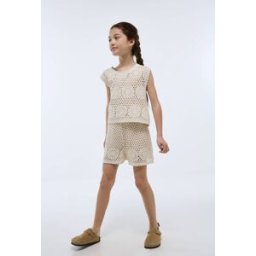 MONOPRIX Short en crochet en coton 12 ans
