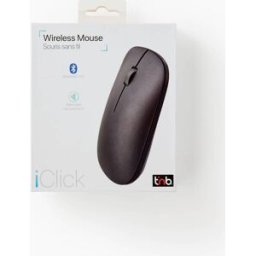 Souris sans fil TNB iClick Dual Connect, élégante, Bluetooth & 2,4 GHz