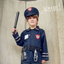 Souza For Kids Déguisement enfant set de policier + accessoires (4-7 ans)
