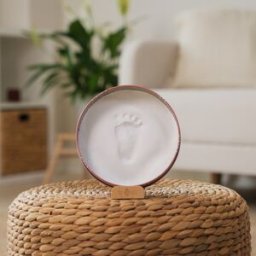 Petit Artichaut Boîte à empreintes Baby Box Ronde Rainbow Terracotta