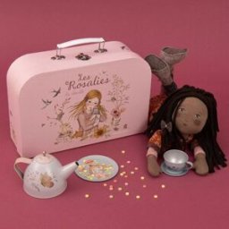 Moulin Roty Valise dînette service à thé Les Rosalies