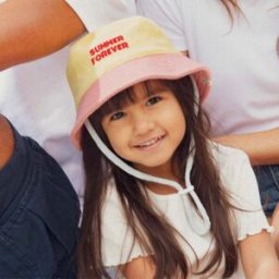 Chamaye Bob enfant Summer Forever éponge rose et jaune (6-12 mois)