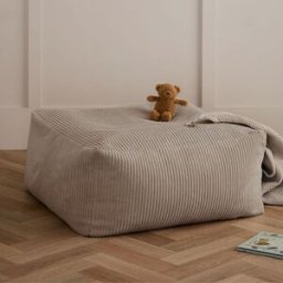 Kid's Concept Pouf Gris-Brun
