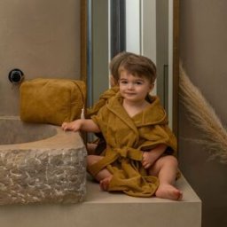 BB & Co Trousse de toilette en bambou havane