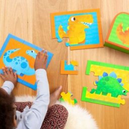 Crocodile Creek Malette Mon premier puzzle Dinosaures