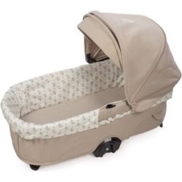 Walking Mum Housse de nacelle avec élastiques + Drap-housse pour nacelle Botton Fleurs