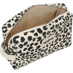 Hindbag Trousse de toilette Leon Léopard Ecru