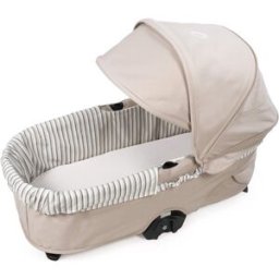 Walking Mum Housse de nacelle avec élastiques + Drap-housse pour nacelle Botton Rayures