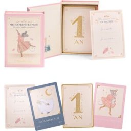 Moulin Roty Cartes Mes 12 premiers mois La petite école de danse (30 cartes)