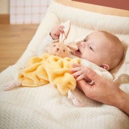 Kaloo Doudou plat Lapin jaune