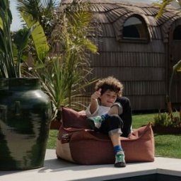 Wigiwama Fauteuil pouf Pomegranate Outdoor