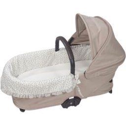 Pasito a pasito Housse de nacelle dual et Drap housse pour nacelle Little Bloom Fleurs Gris