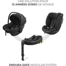 Kinderkraft Siège auto Endura Safe Modular System Black (groupe 1-2-3)