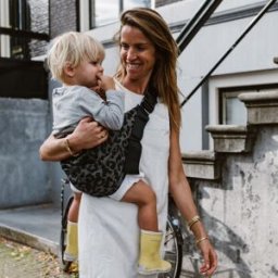 Wildride Porte bébé enfant Grey Leopard
