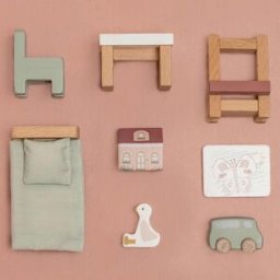Little Dutch Set de 7 pièces de chambre d'enfant pour maison de poupée