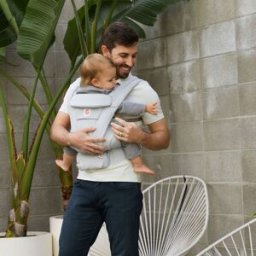 Ergobaby Porte-bébé Omni Deluxe Coton Pearl Grey
