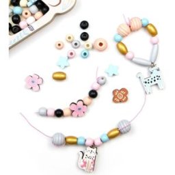 Sycomore Coffret perles bois chat