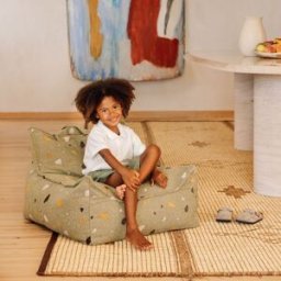 Wigiwama Fauteuil pouf Terrazzo Moss
