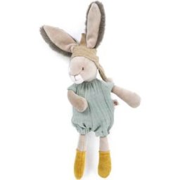 Moulin Roty Peluche Petit lapin sauge Trois petits lapins (30 cm)