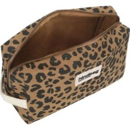 Hindbag Trousse de toilette Leon Léopard Cannelle