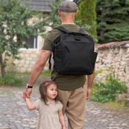 Lässig Sac à dos à langer Goldie Up Green Label Noir