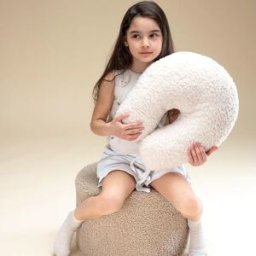 Wigiwama Pouf Biscuit molletonné