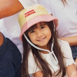 Chamaye Bob enfant Summer Forever éponge rose et jaune (3-6 ans)